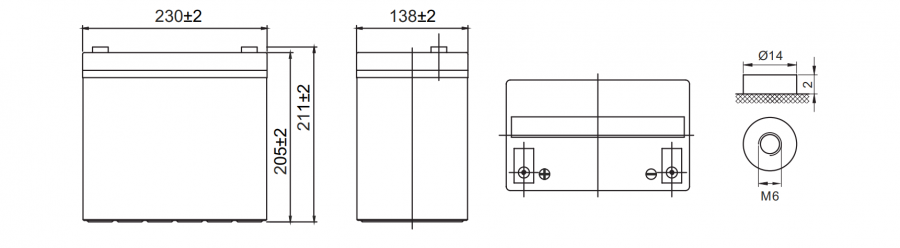 Размеры и вес DJM 1255